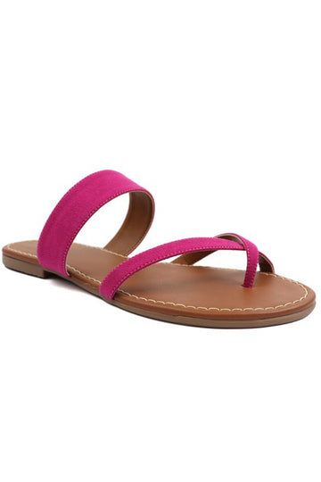 Multiple Band Toe Ring Flat Sandal
