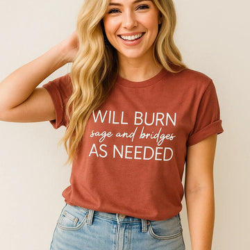 Will Burn Sage Bridges graphic tee front view