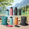 Water bottles and hydration packs