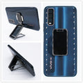 Blue phone case with stand feature for Vivo phone