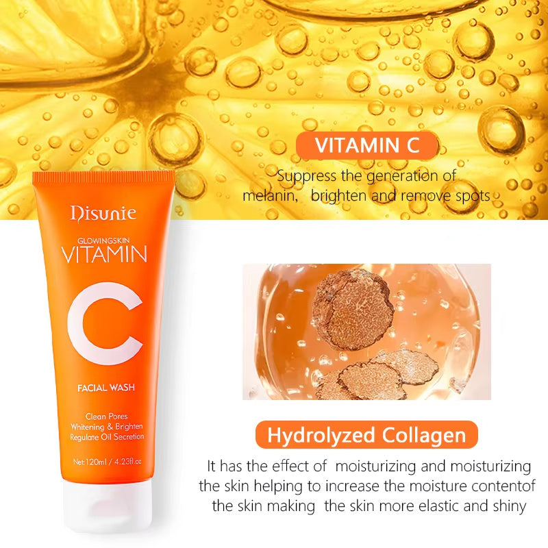 Facial cleanser with oil control and whitening benefits

