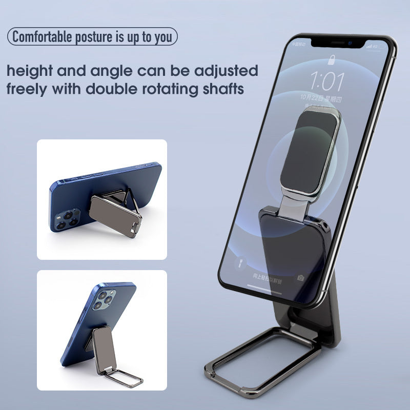 Phone stand with adjustable height and angle
