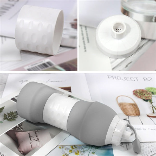Collage of a white and gray kitchen tool