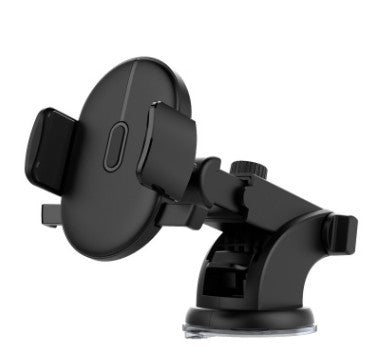 Black car phone holder with suction cup 