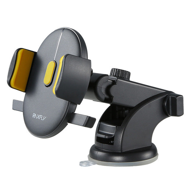 Car phone holder with suction cup