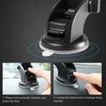 Car phone holder with suction cup and instructions