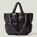 Women’s Puffer Tote Handbag – Lightweight Quilted Shoulder Bag for Everyday Use