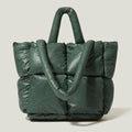 Women’s Puffer Tote Handbag – Lightweight Quilted Shoulder Bag for Everyday Use