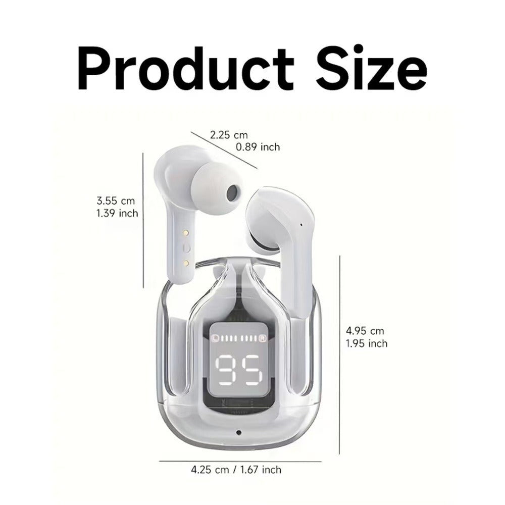 Wireless earbuds with charging case