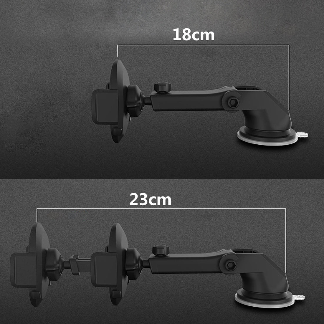 Multi-functional car phone holder with various mounting options