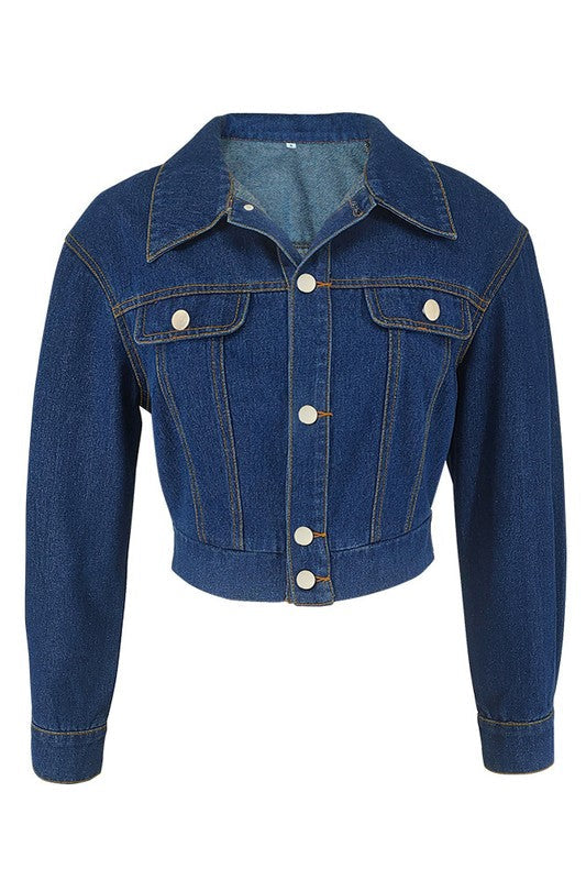 Blue denim jacket