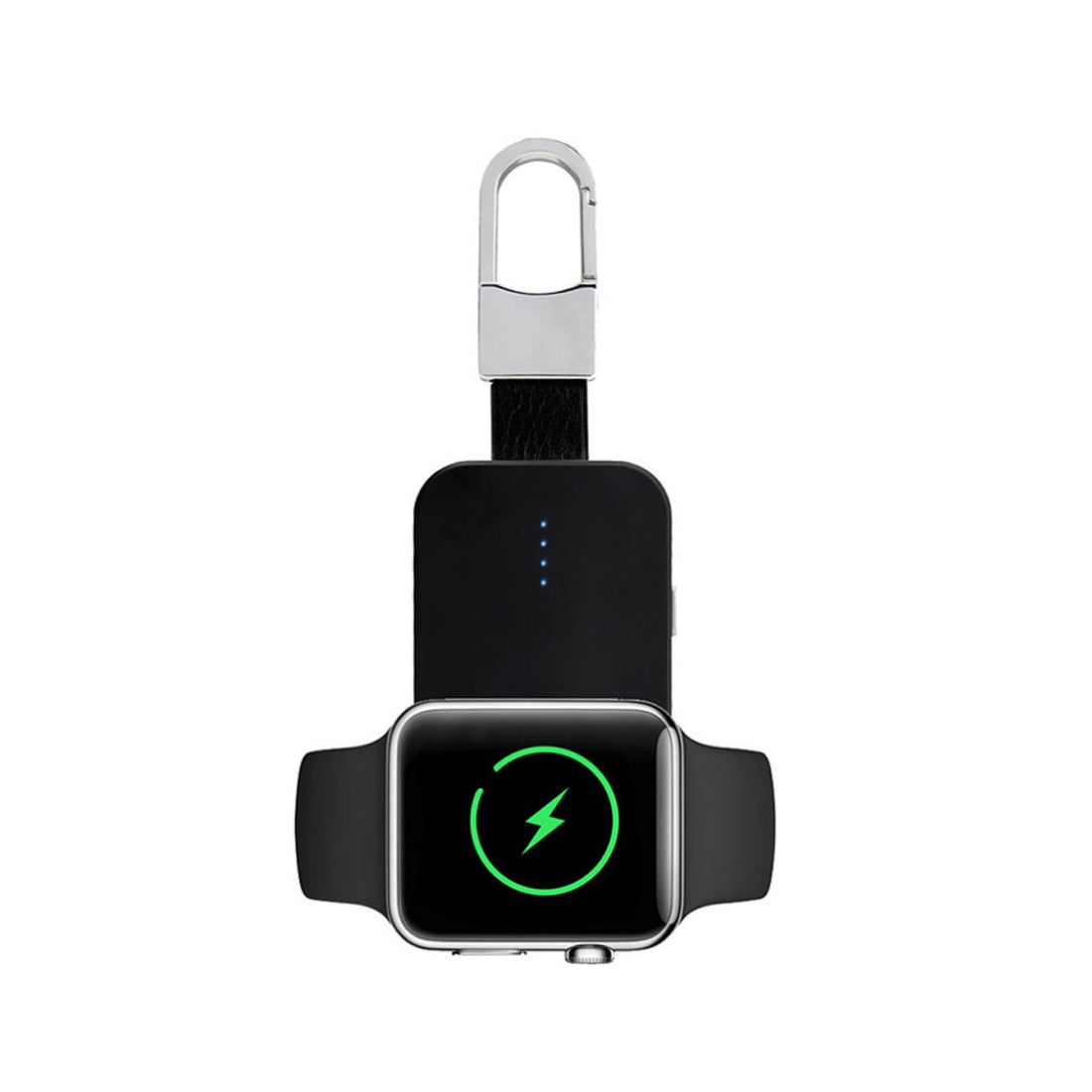 Apple Watch Wireless Charger Power Bank Keychain – 950mAh Portable Magnetic Charging Dock