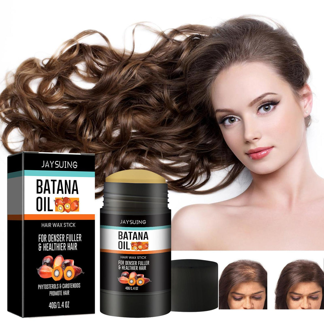 Batania Hair Wax Stick – Front View

