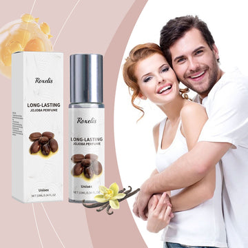Roxelis Jojoba Perfume Oil – 10 ml Roll-On with Amber & Bergamot