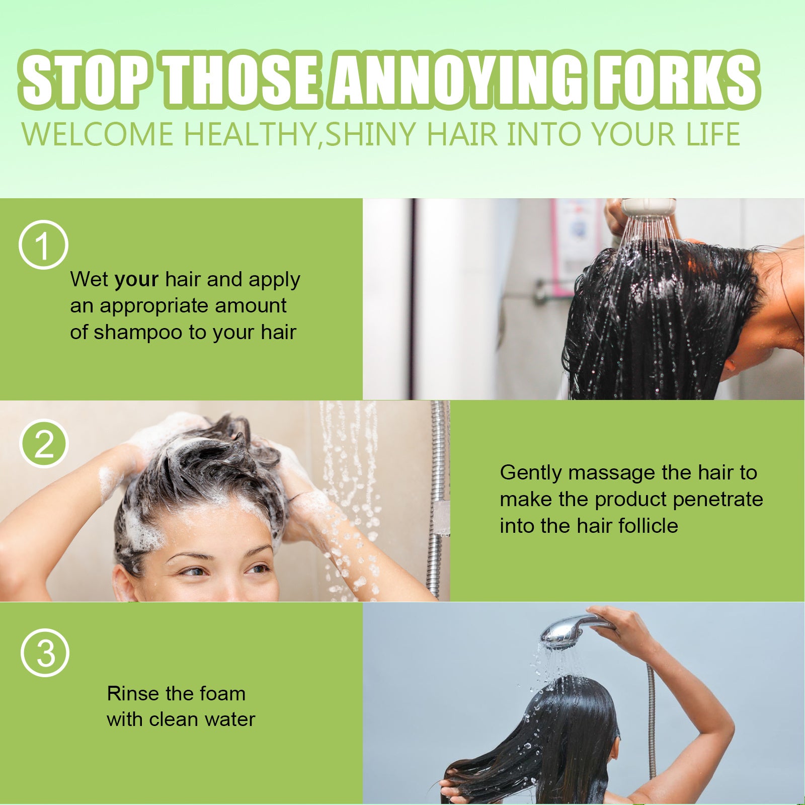 Hair Enrichment Essence – Application on Scalp