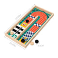 Two Person Battle Wooden Bounce Chess Table Bounce Children'S Gift Fun Parent-Child Interactive Game Christmas Present