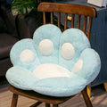 Cute Semi-Surrounded Paw Cushion – Plush Office Chair Floor Seat for Women & Teens