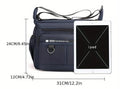 Large-Capacity Waterproof Men’s Backpack – Business Casual Multi-Pocket Messenger & Shoulder Bag