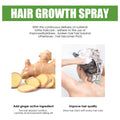 Before and after using Jaysuing Ginger Hair Treatment Spray