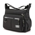 Black handbag Large-Capacity Waterproof Men’s Backpack – Business Casual Multi-Pocket Messenger & Shoulder Bag