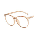Pair of peach-colored eyeglasses