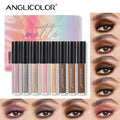 Anglicolor 8-color liquid eyeshadow palette with glitter shades

