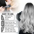 Easy Washable Silver Hair Dye – EELHOE Gray Hair Cream

