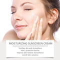 Lightweight Non-Sticky Summer Face Cream – Application on Skin

