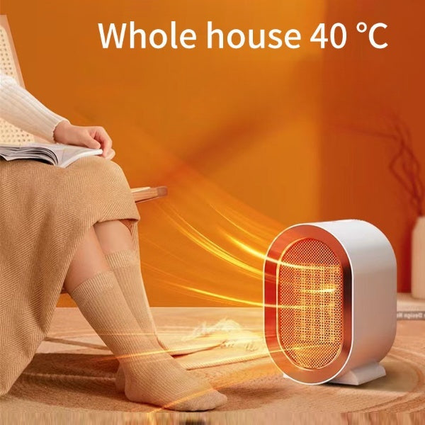 Desktop Electric Mini Portable Fan Heater 220V PTC Ceramic Heater for Home & Office Warm Air Blower