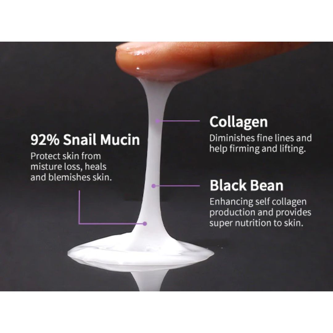 hydrating Korean under-eye cream with collagen & niacinamide

