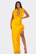 Elegant formal dress for gala or red carpet event