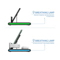 Foldable wireless charging station with magnetic tiles