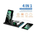 Magnetic Power Tiles 4-in-1 Wireless Charging Station modular design