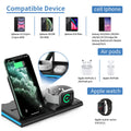 Qi-enabled 4-in-1 charging pad for iPhone, AirPods, Apple Watch