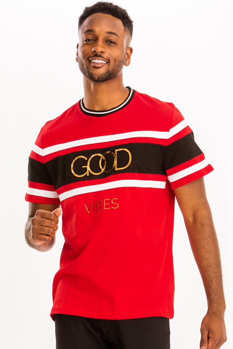 GOOD VIBES Graphic Tee WT8600 – 100% Cotton Unisex T-Shirt

