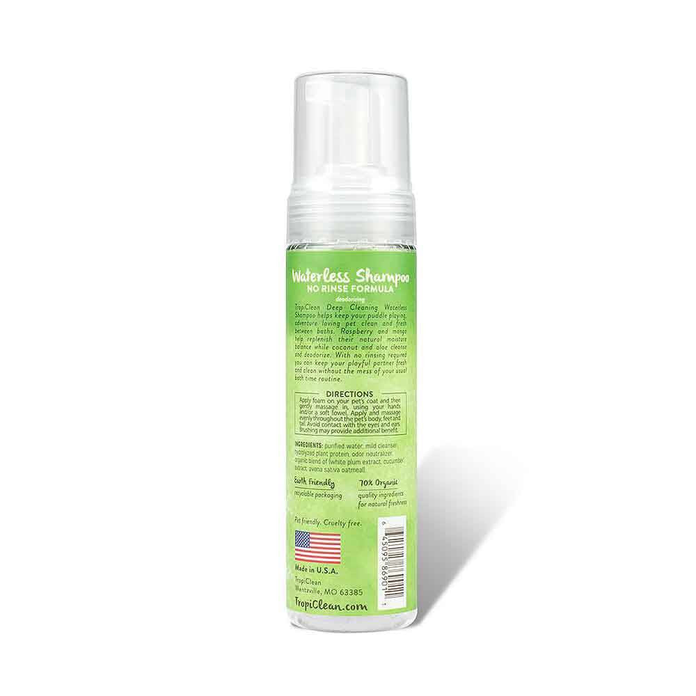 Tropiclean Deep Cleaning Waterless Shampoo for Pets