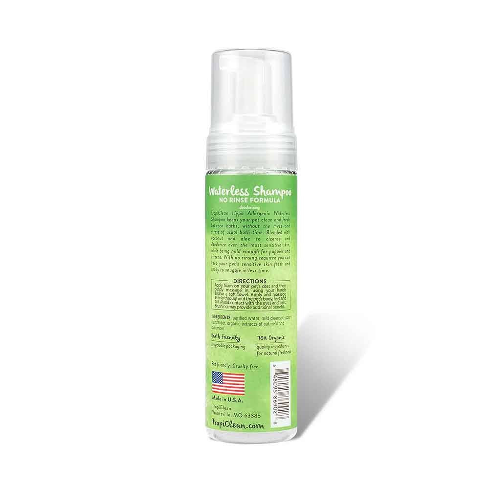 Tropiclean Hypoallergenic Waterless Shampoo for Pets