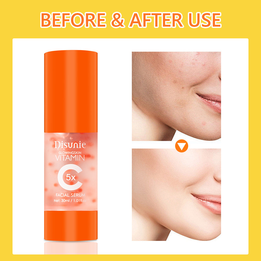Disunie Vitamin C facial serum with 'Before & After Use