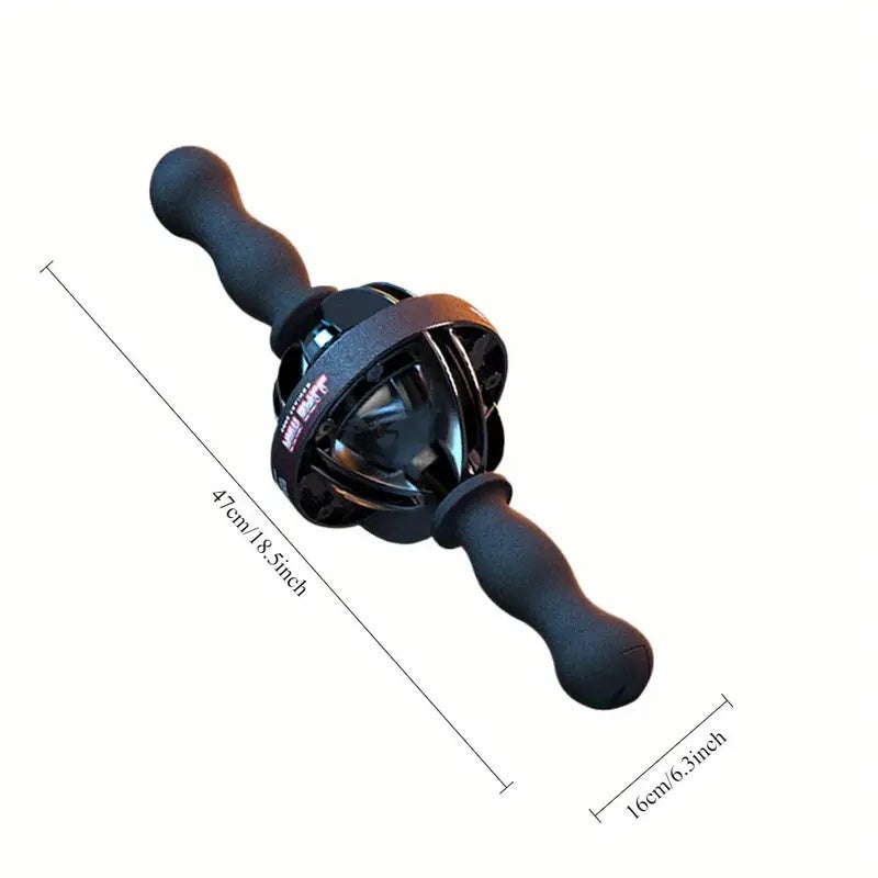 Non-electric gyro exerciser made of stainless steel for gym accessory