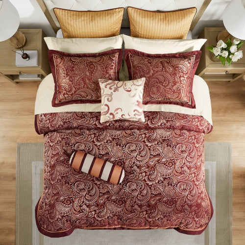 12 Piece Comforter Set With Cotton Bed Sheets