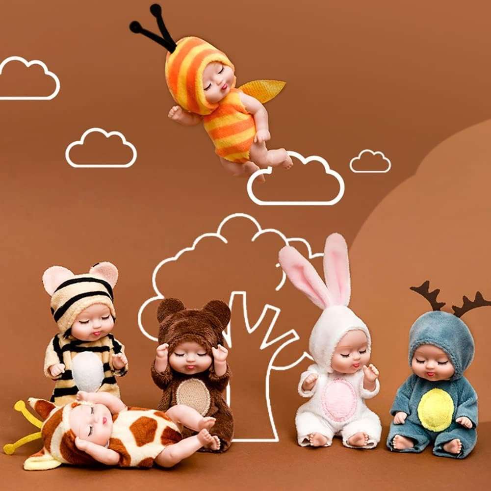6pcs Princess Doll Gift Box, Perfect Birthday And Holiday Gift, Christmas , Halloween Gift For Girls