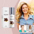 Rexelis long-lasting cologne perfume with packaging and a woman using it.