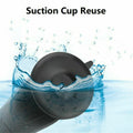 Suction cup reuse product with water splash effect