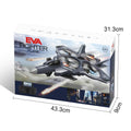 Beginner-friendly RC fighter jet drone with realistic styling