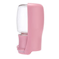 Pink pet water bottle