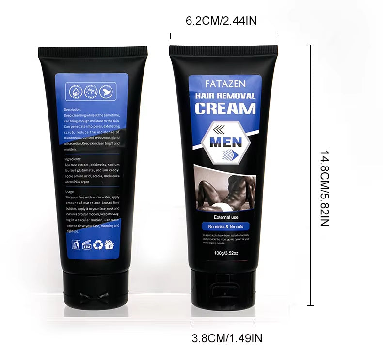 Aloe Vera-infused hair removal cream for men by Fatazen