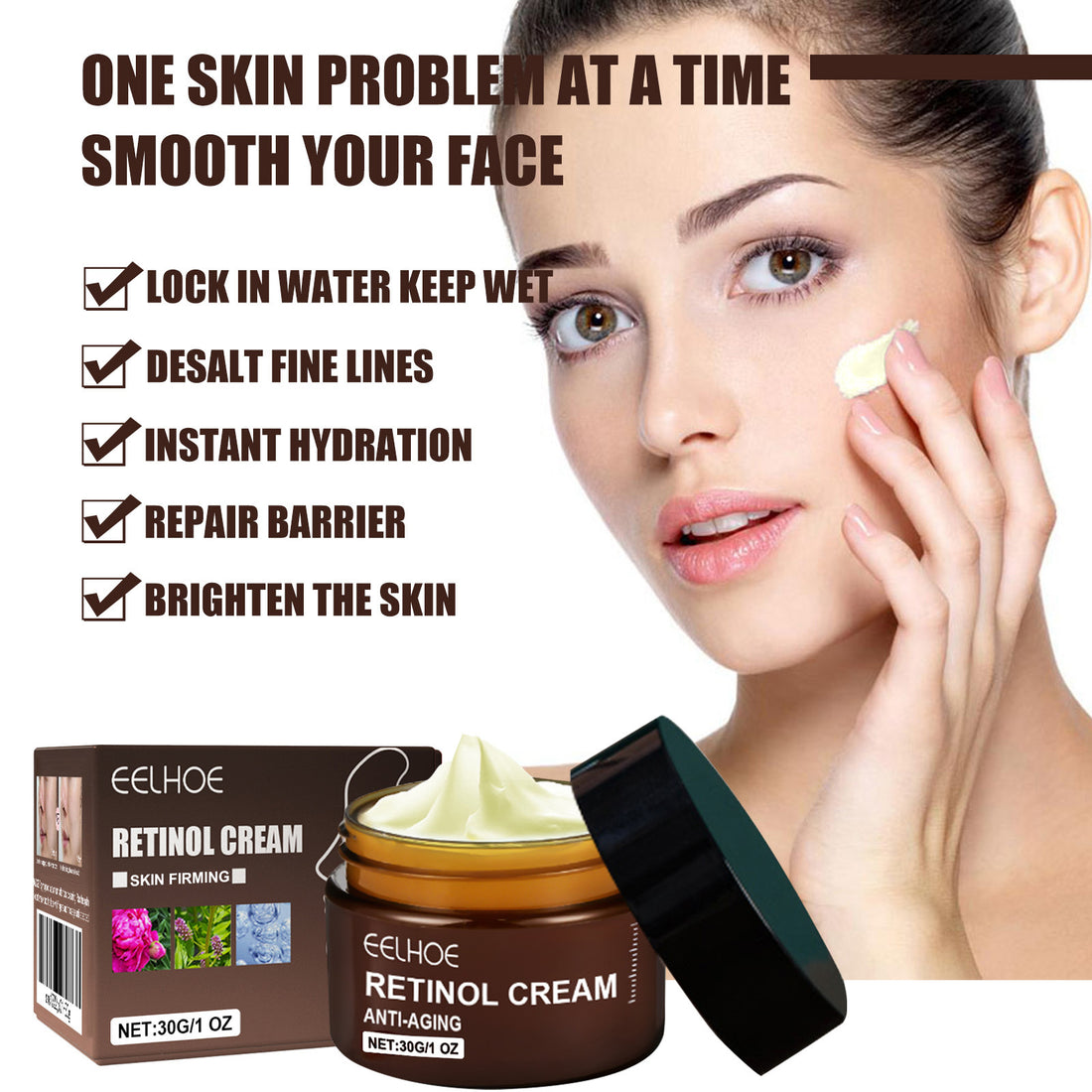 EELHOE Retinol Anti-Aging Cream Jar

