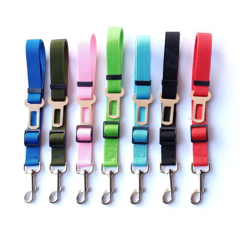 Dog Car Seat Belt – Adjustable Safety Restraint for Dogs & Cats - PrimeFlow