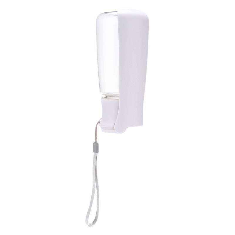 White wall-mounted phone with a cord 