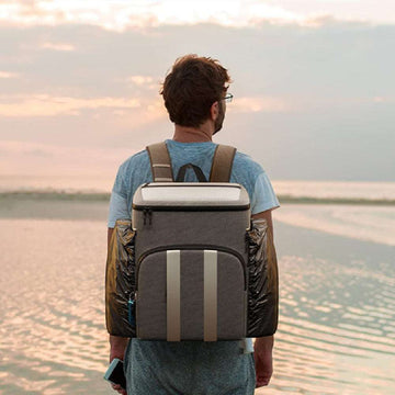 Large Capacity Insulated Cooler Backpack – Portable Picnic & Travel Refrigerated Bag
